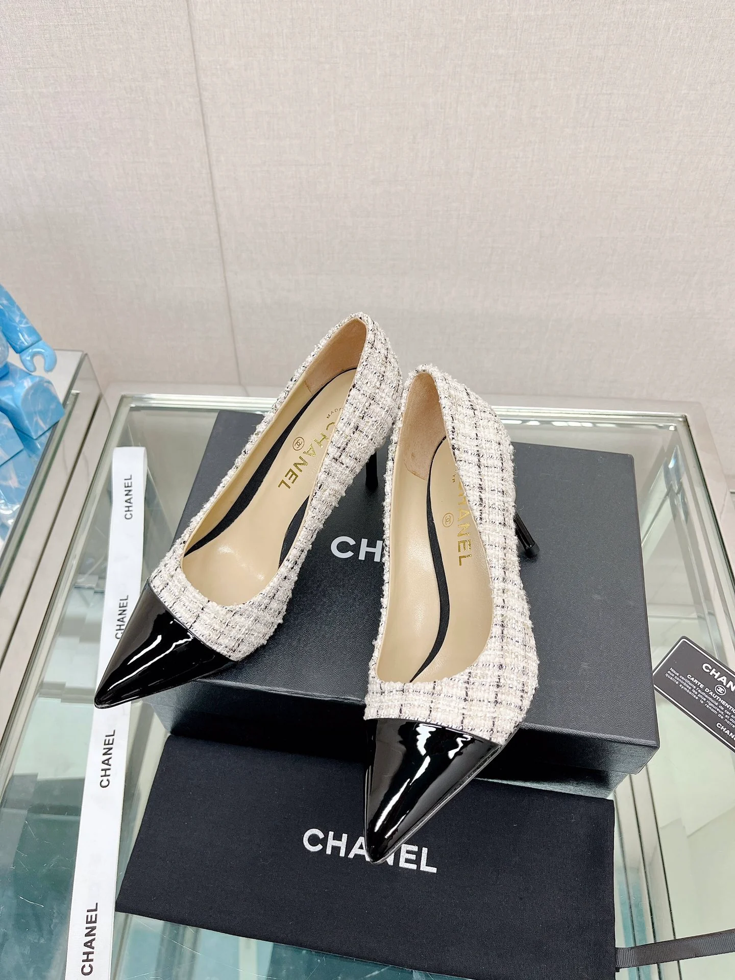 Туфли на высоком каблуке Chanel Coco Pearl - 8-5 см