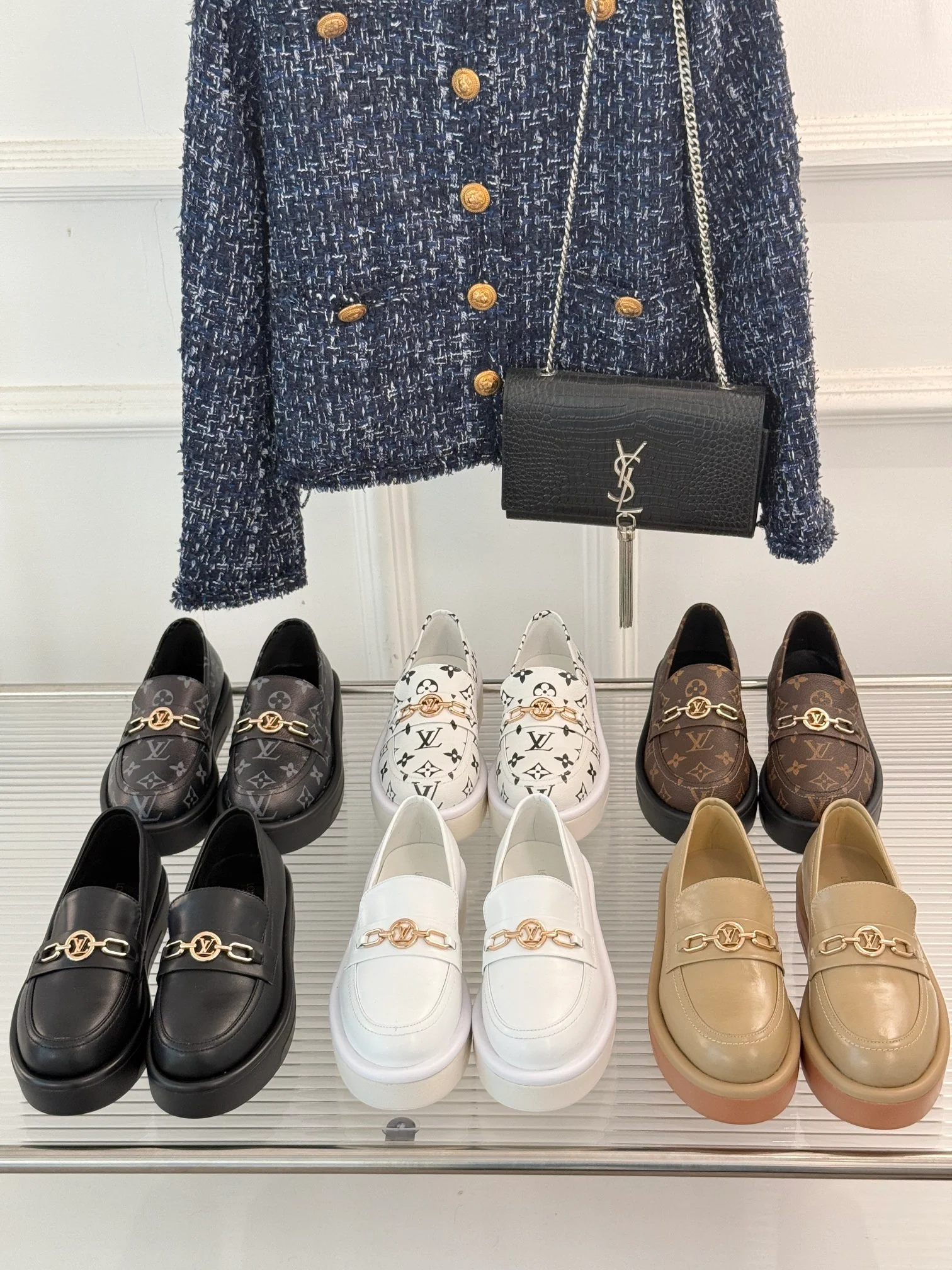 Лоферы на платформе LV 2024 - изображение из коллекции