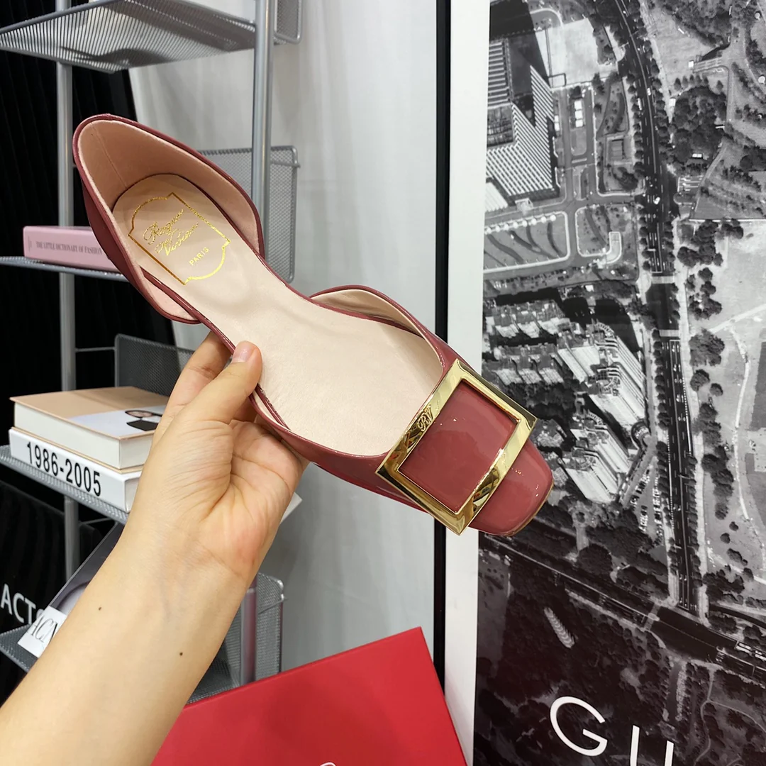 RV Плоский квадратный носок - Розовый