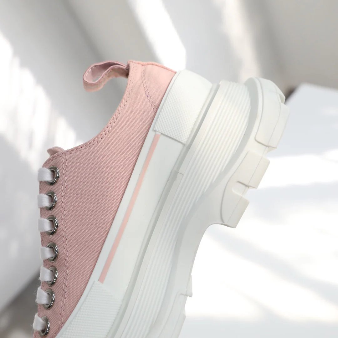 Кед на платформе McQueen - унисекс - розовый