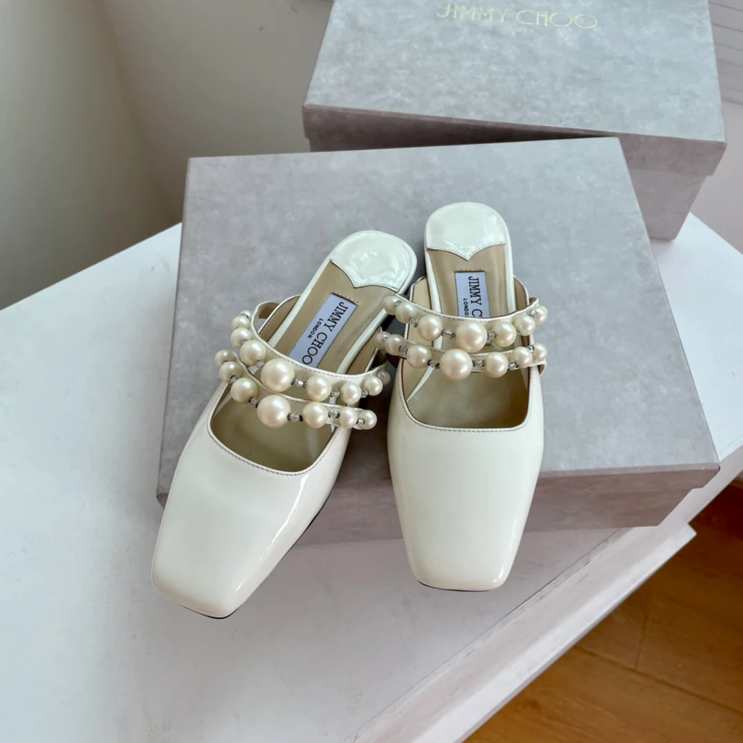 Мюли/тапочки Jimmy Pearl с квадратным носком