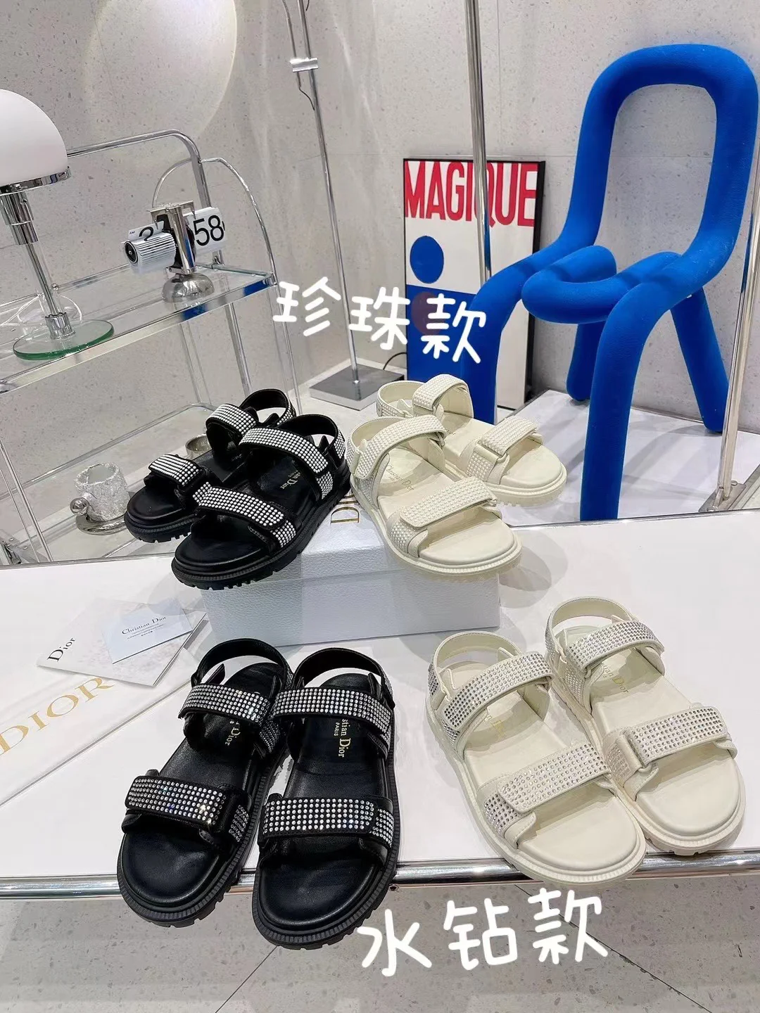 Коллекция сандалий Dior - Галерея изображений