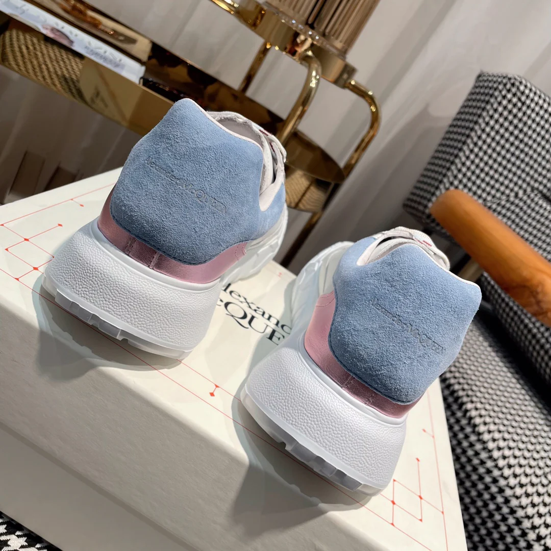 McQueen - Новые кроссовки - Светло-голубая задняя часть