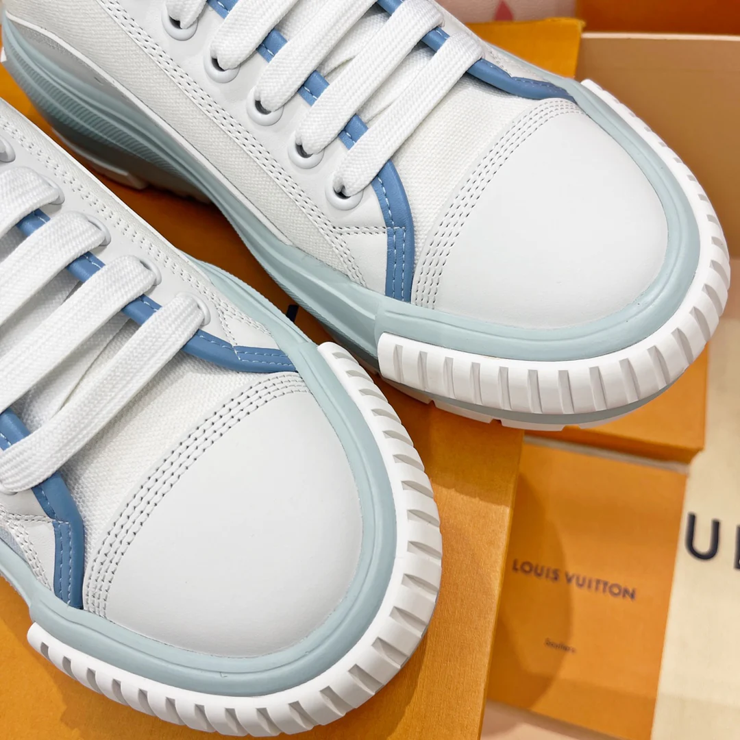 Серия LV-Squad - Кроссовки - Бело-синие - 1