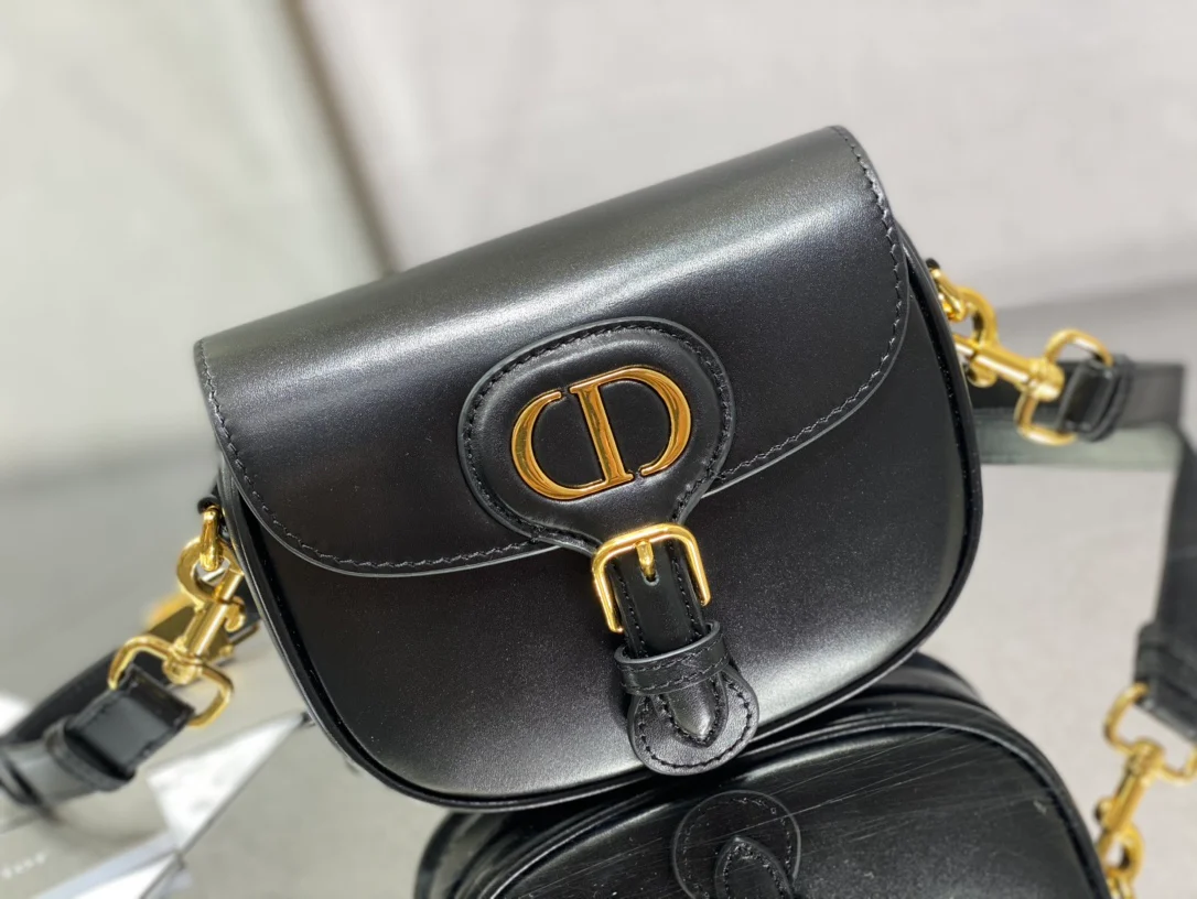 Dior Bobby Small 18 см, черная кожа