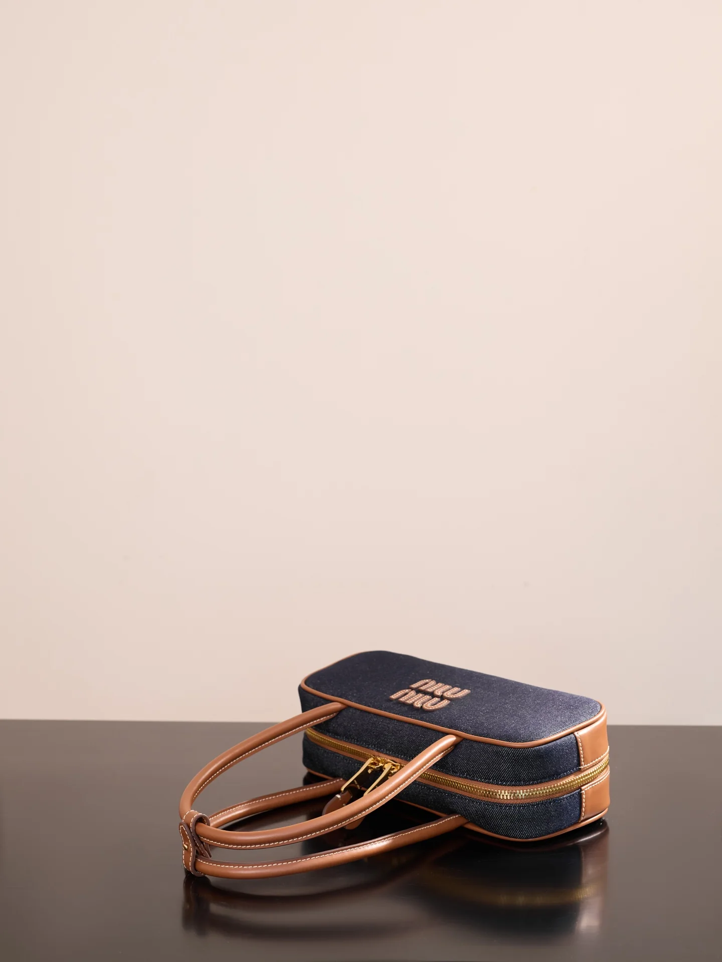 Miu Miu-5bb173m1000-????-Портфель-Средний-Джинсовый