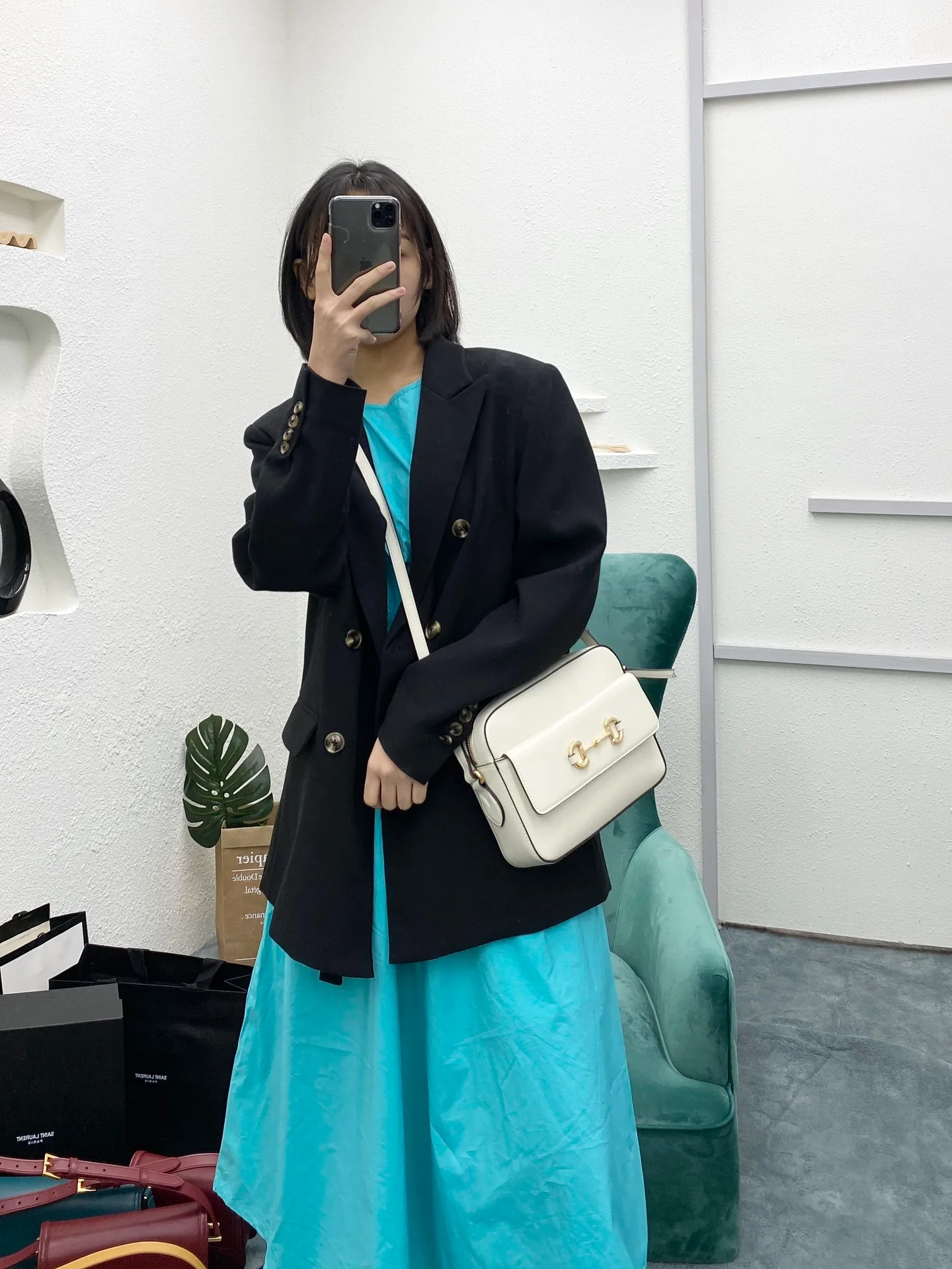 Сумка для фотоаппарата Gucci 1955 с пряжкой в ??виде подковы - 5 шт.