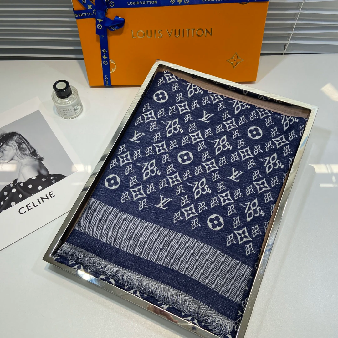 Шаль LV Monogram - 142 - 5 см - 2