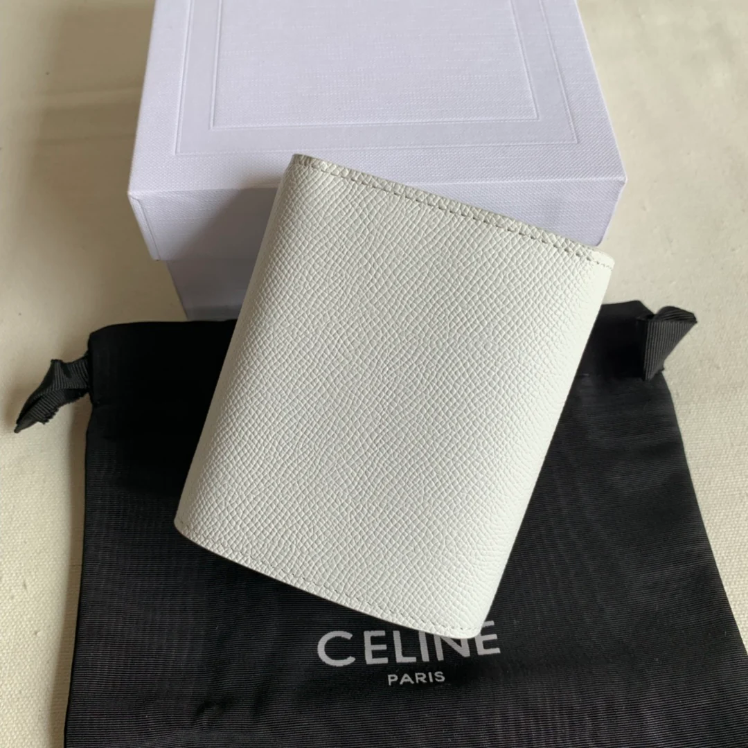 Кардхолдер Celine Triomphe Trifold — белый