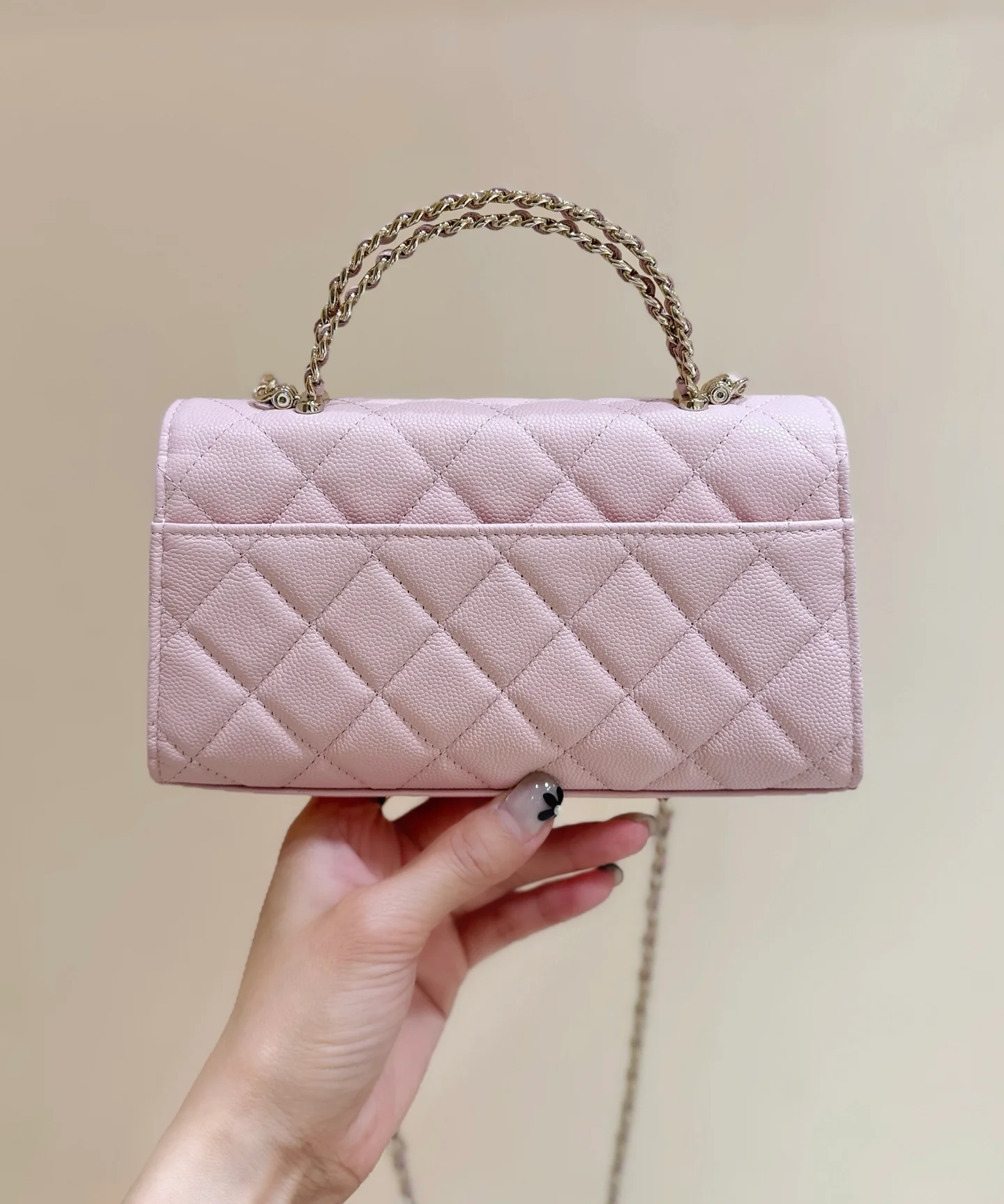 Сумка Chanel 25s Kelly Handle Bag - светло-розовая
