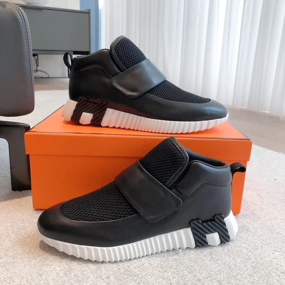 Новые кроссовки Hermes Giga 2023 года - унисекс - черные