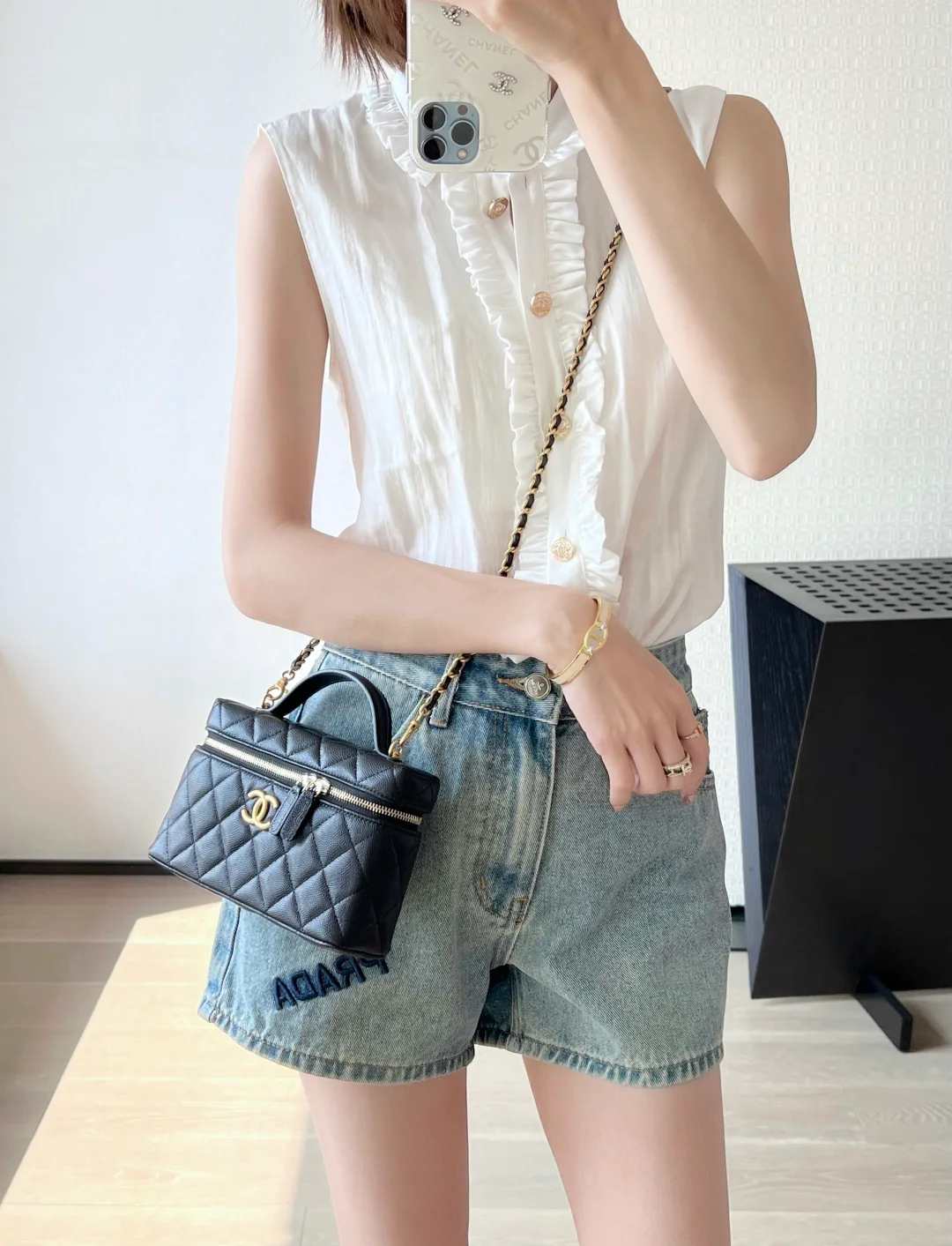 Клатч Chanel 25p-LP Box - черный