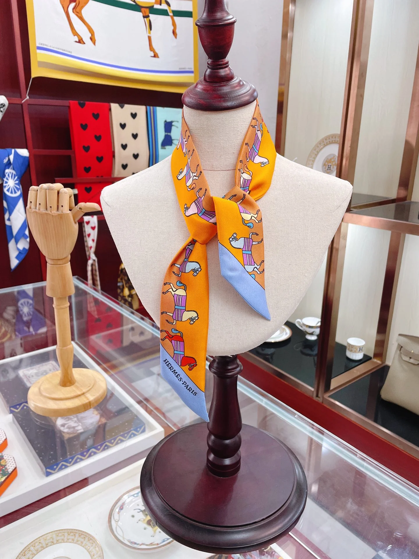 Hermes - Новая коллекция твилли - 5-86 см - 100% шелковый твилл, двусторонний - 2