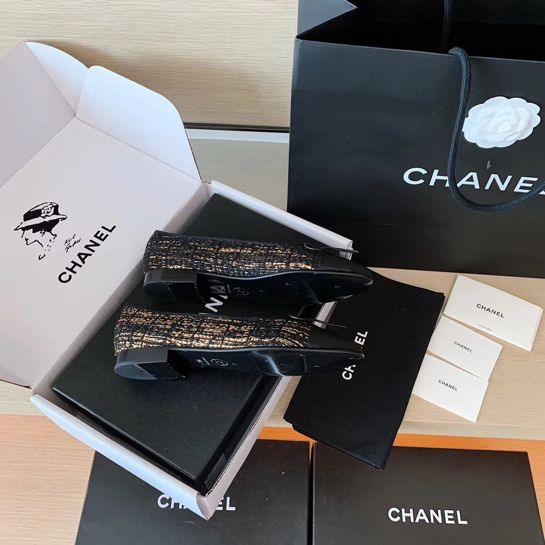 Chanel - Классические балетки - Балетный узор