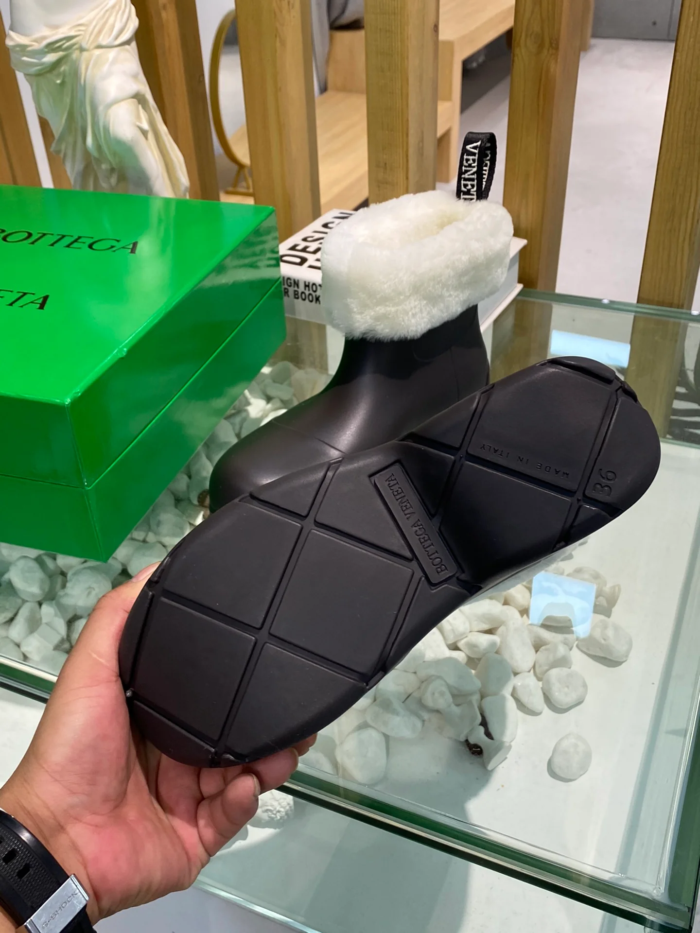 BV - Шерстяные зимние сапоги - Шоколадно-коричневые