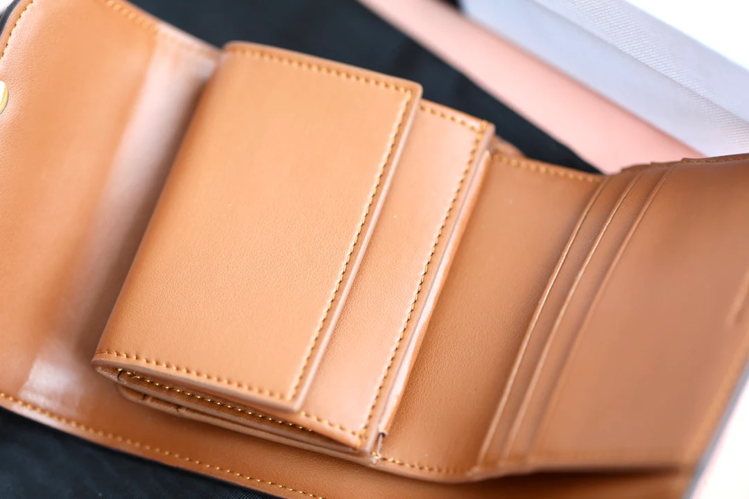 Кошелек Celine Small Flap Wallet - ткань и коровья кожа