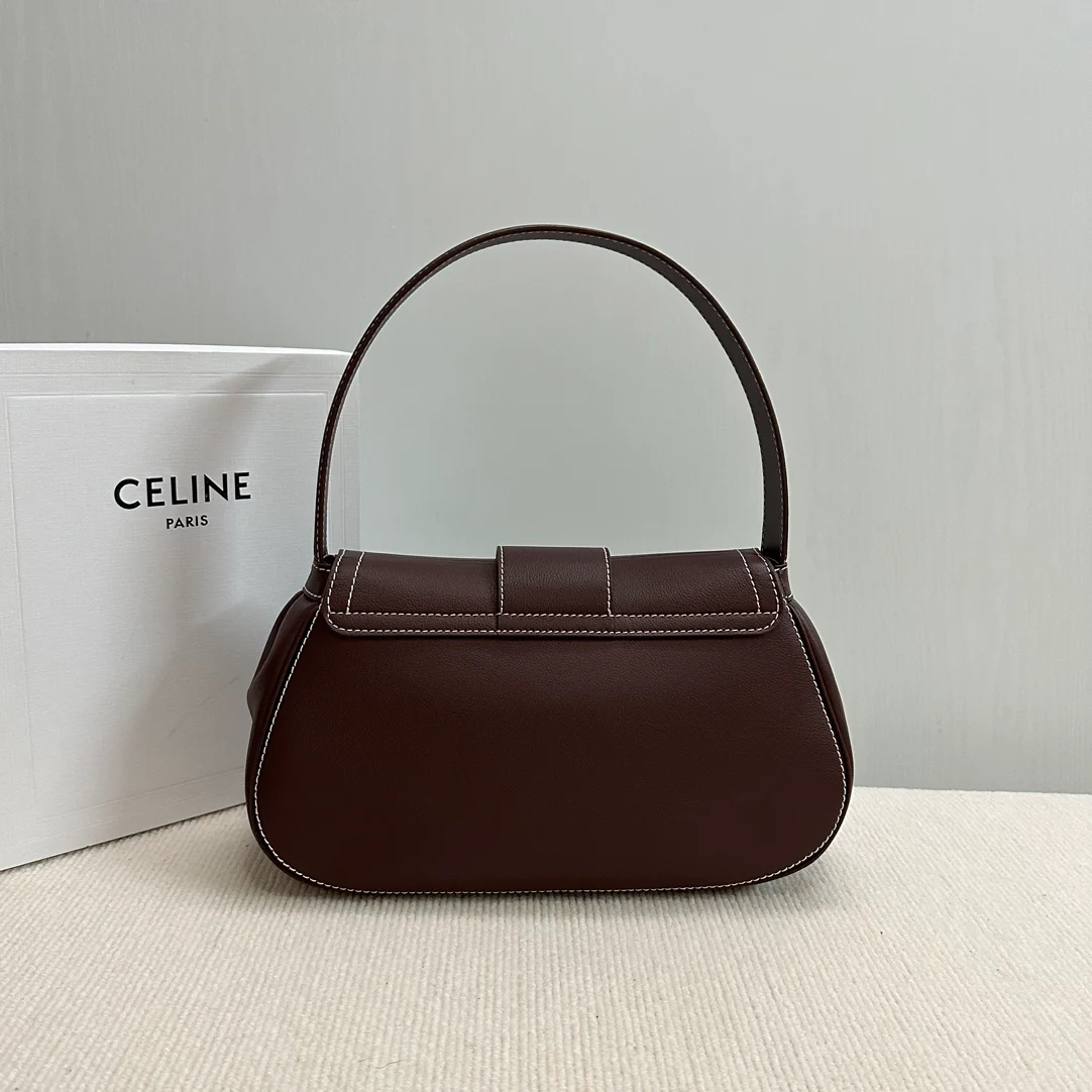 Сумка Celine Polly - бордовая