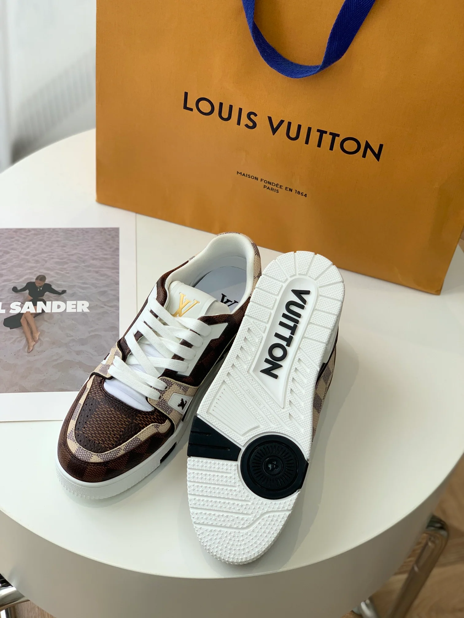 Кроссовки LV Trainer Series - Унисекс - Узор Damier