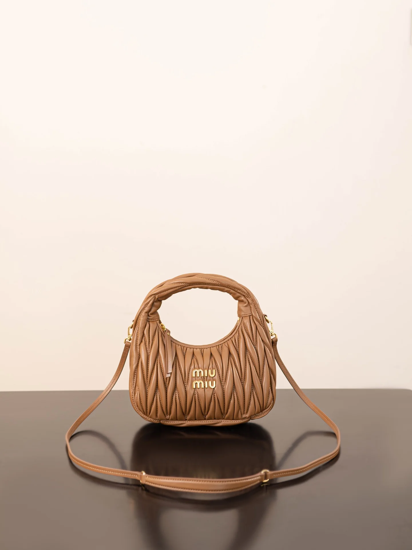 Miu Miu-5bc125m900-??????-????-Маленький-Коричневый