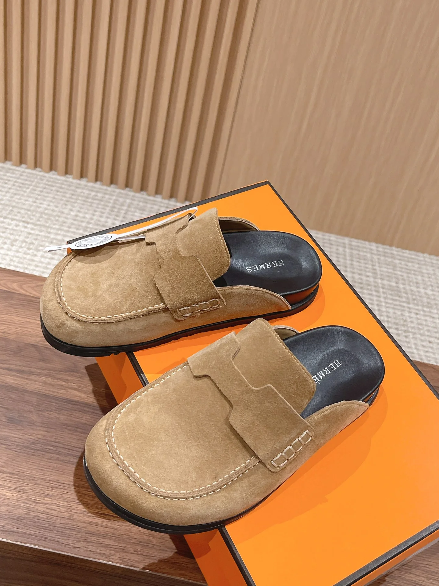 Биркенштоки Hermes - Светло-коричневые - 1