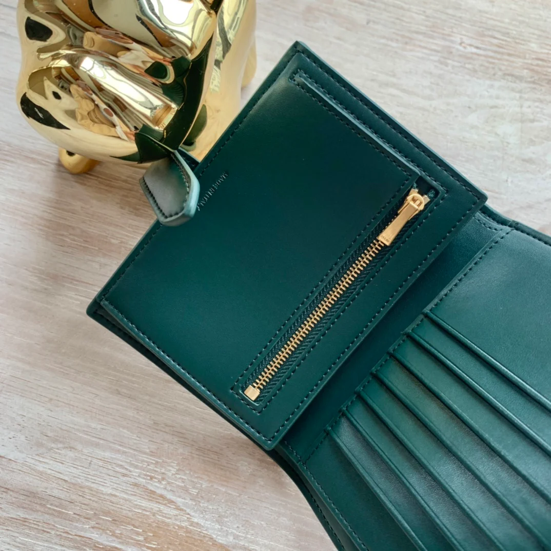 Кошелек Celine Strap из зернистой телячьей кожи - 10