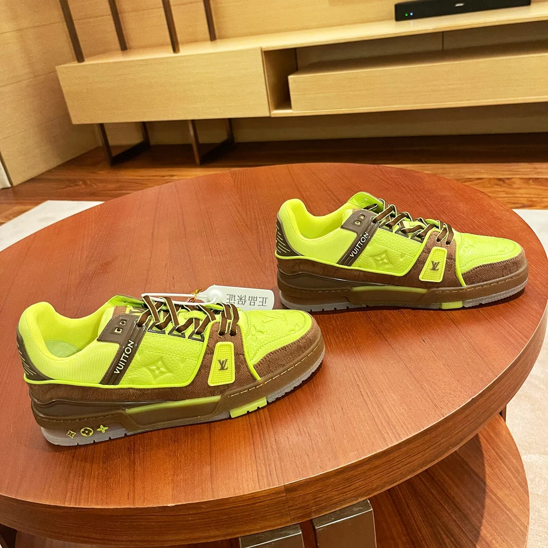 LV - Кожаные кроссовки - Повседневная обувь - Мужская - 1