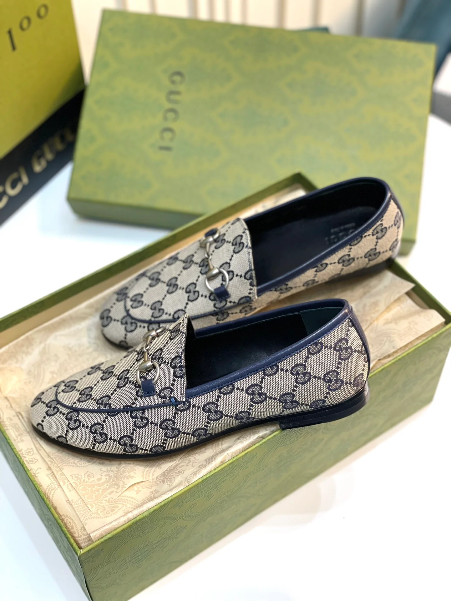 Балетки с монограммой Gucci