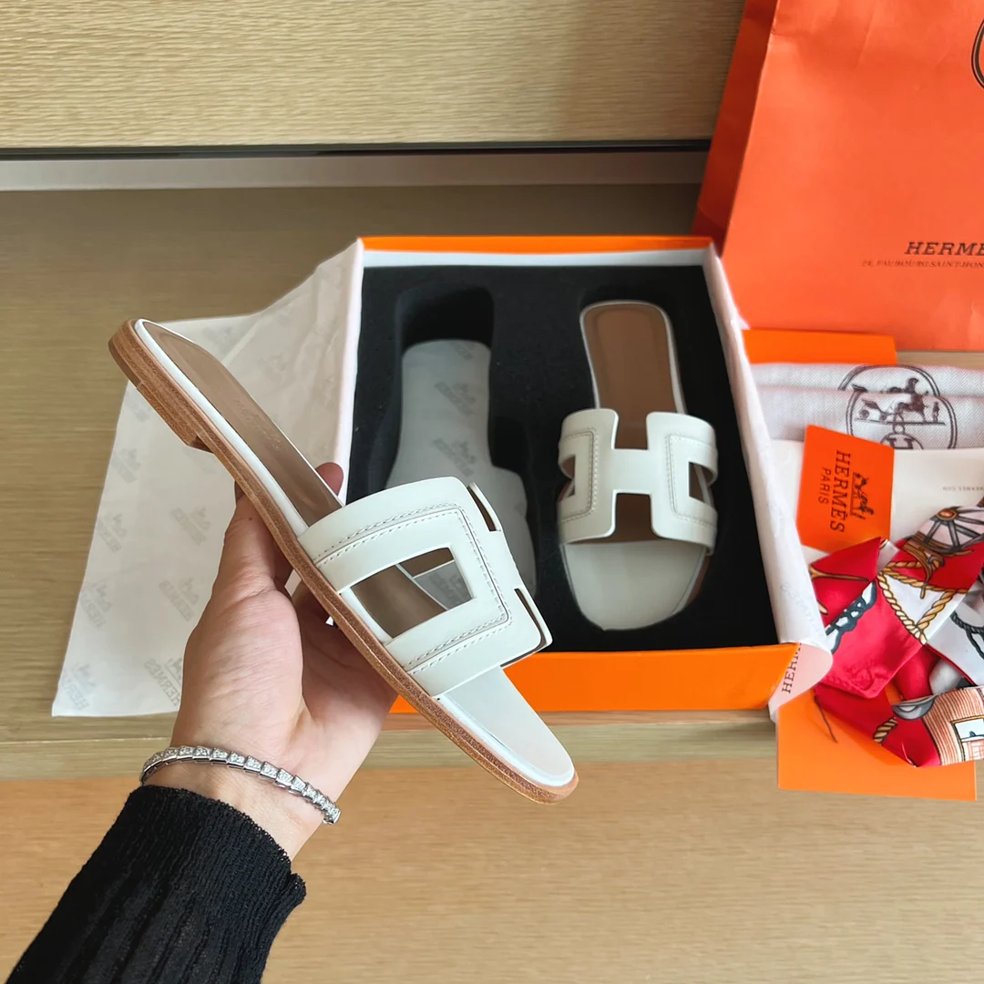 Сандалии Hermes-h Flat Sandals-4