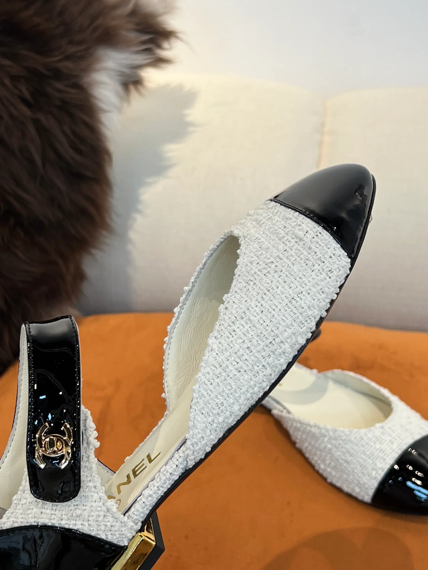 Chanel - Классические клетчатые балетки