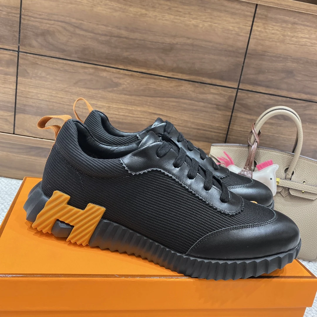 Весенняя коллекция Hermes 2022 — Спортивная повседневная обувь — Унисекс — Черный