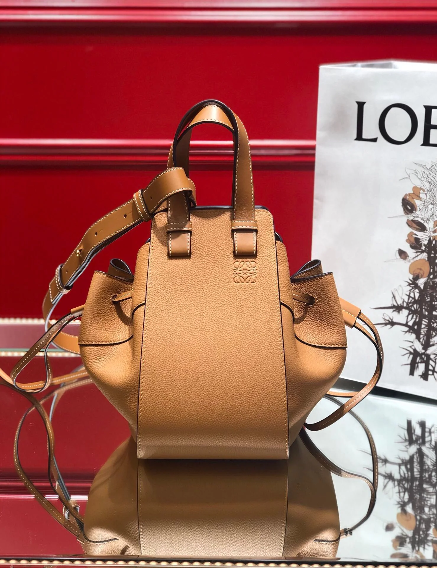 Гамак Loewe с завязками, маленький размер 21-14-26 см-13