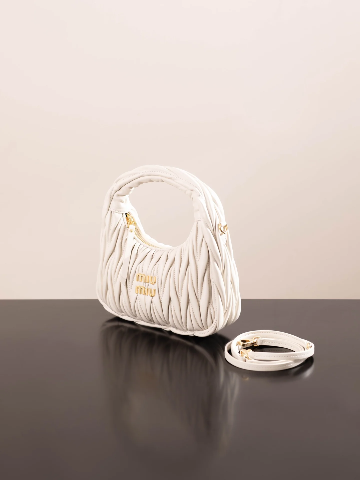 Miu Miu-5bc125m900-??????-????-Маленький-Белый