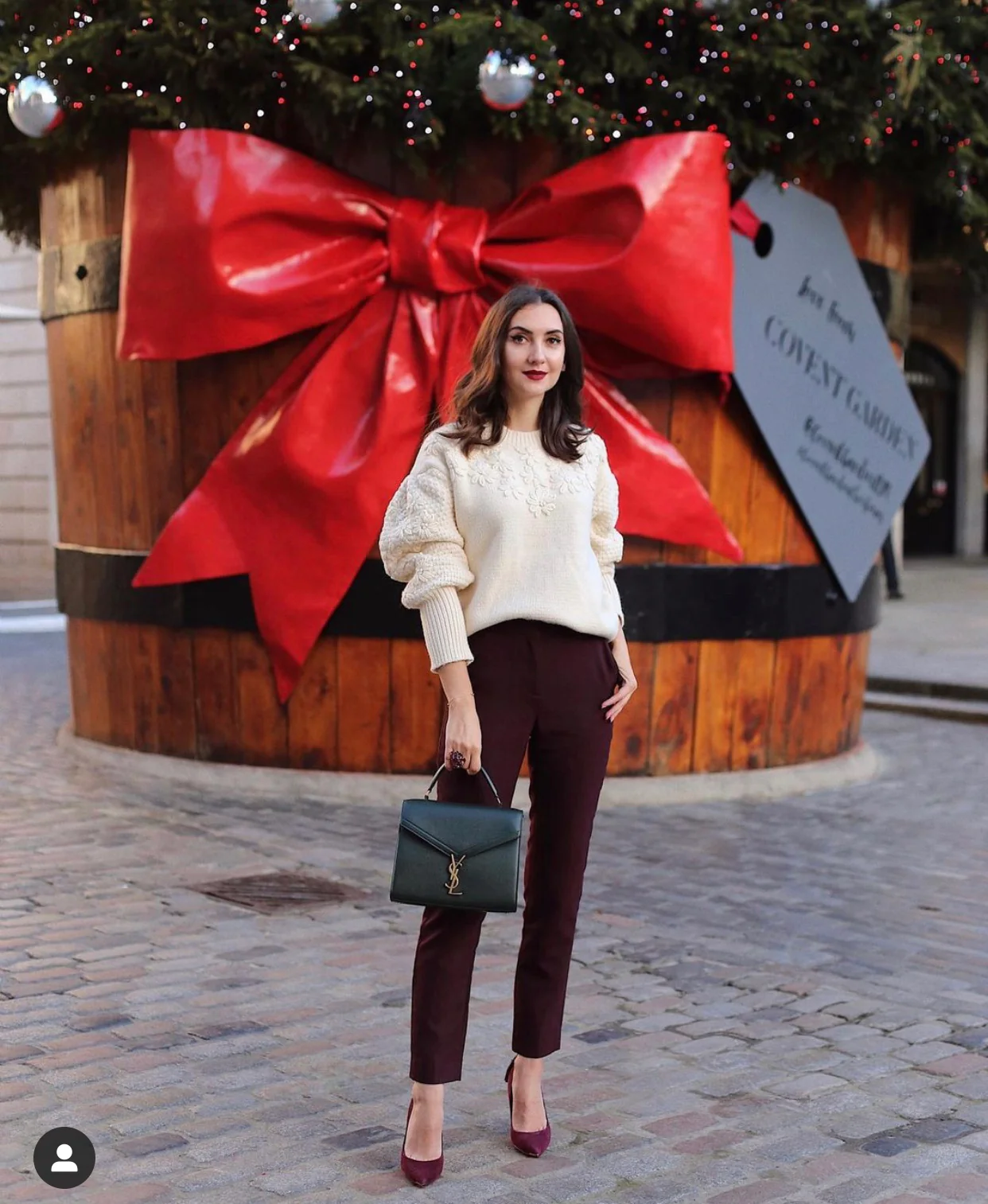 Сумка YSL Cassandra с икорным узором - 1