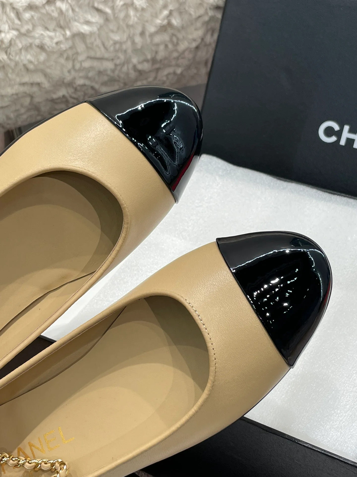 Chanel - Изысканная цепочка - Туфли Мэри Джейн - 3