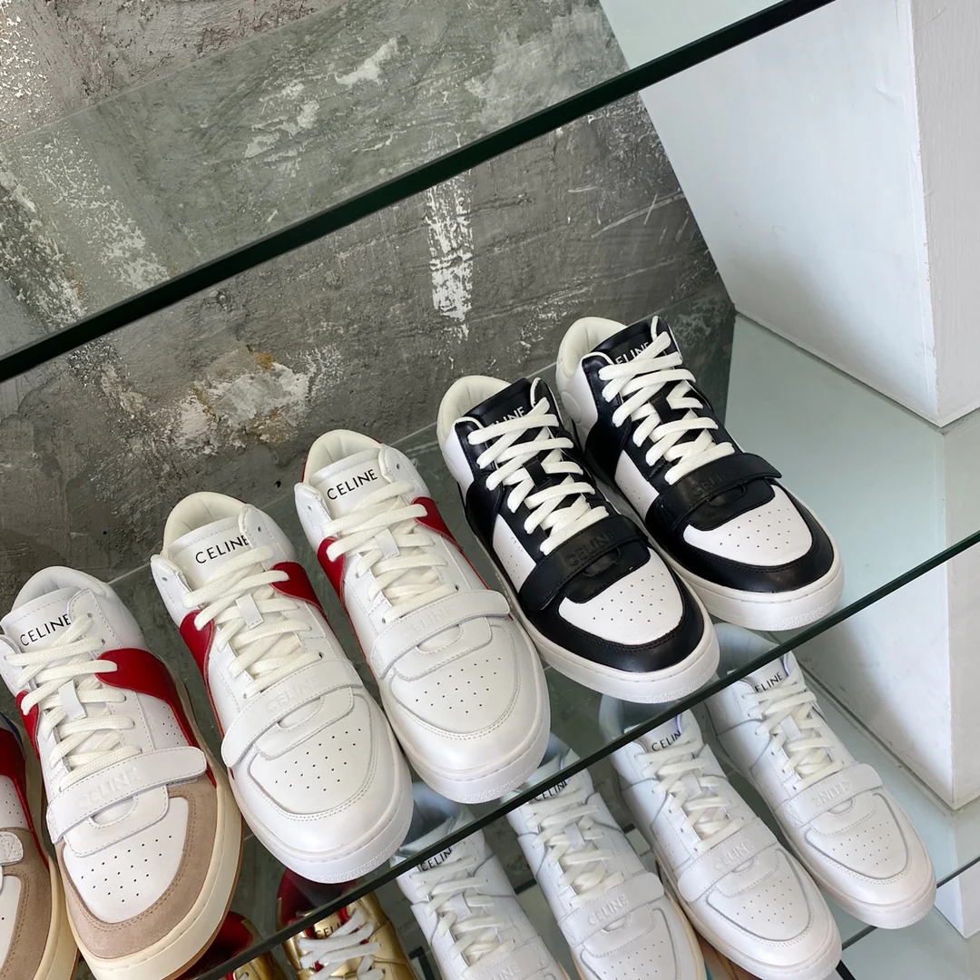Спортивные повседневные высокие кроссовки Celine — модель унисекс — изображение из коллекции