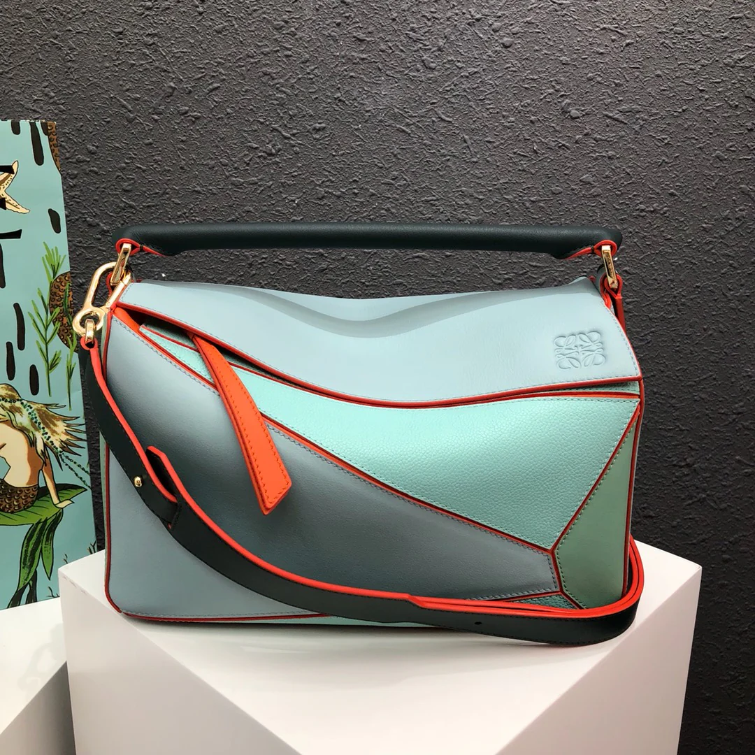 Сумка Loewe Puzzle, телячья кожа, средний размер, 5