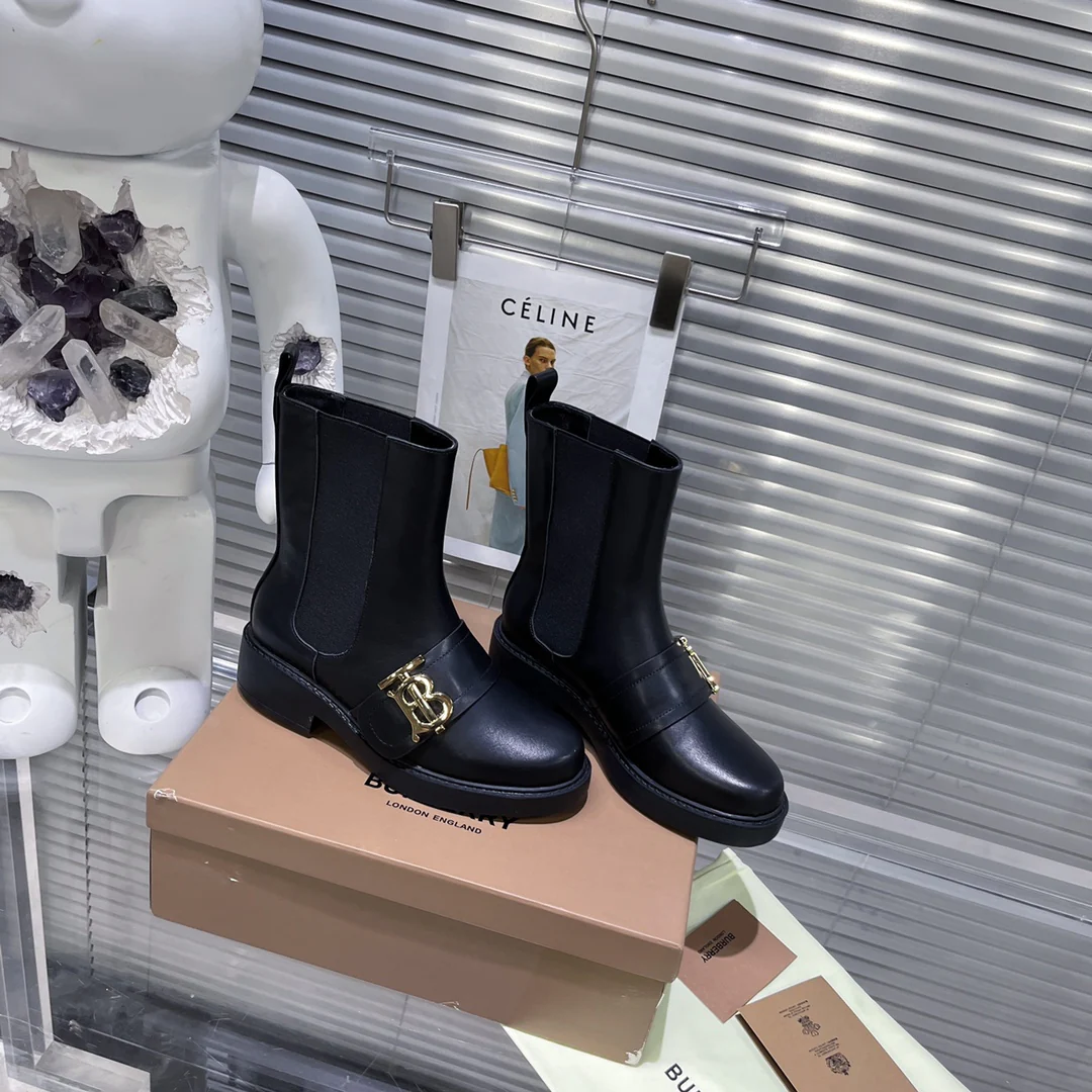 Ботинки-челси на платформе из коллекции Burberry осень/зима 2022