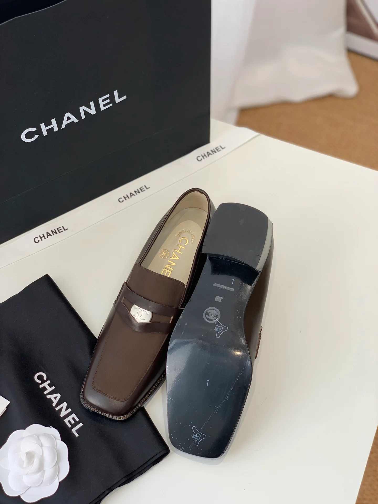 Chanel - Винтаж - Квадратный носок - Низкий каблук - 3