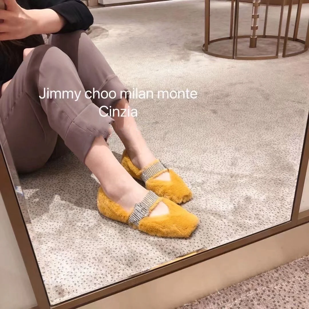 Джимми - Пушистые балетки - Фотографии в одежде