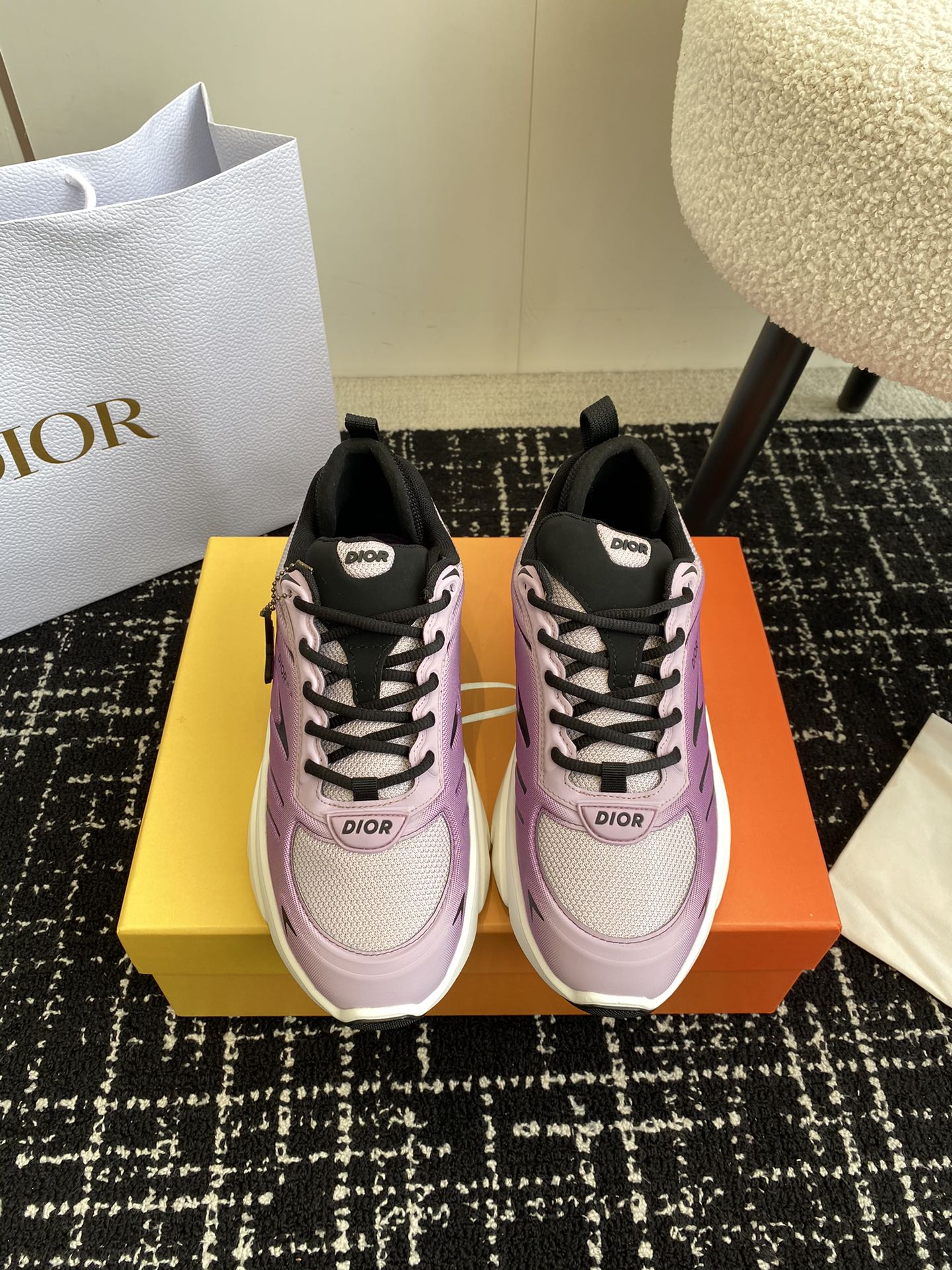 Кроссовки Dior 2024 - фиолетовые