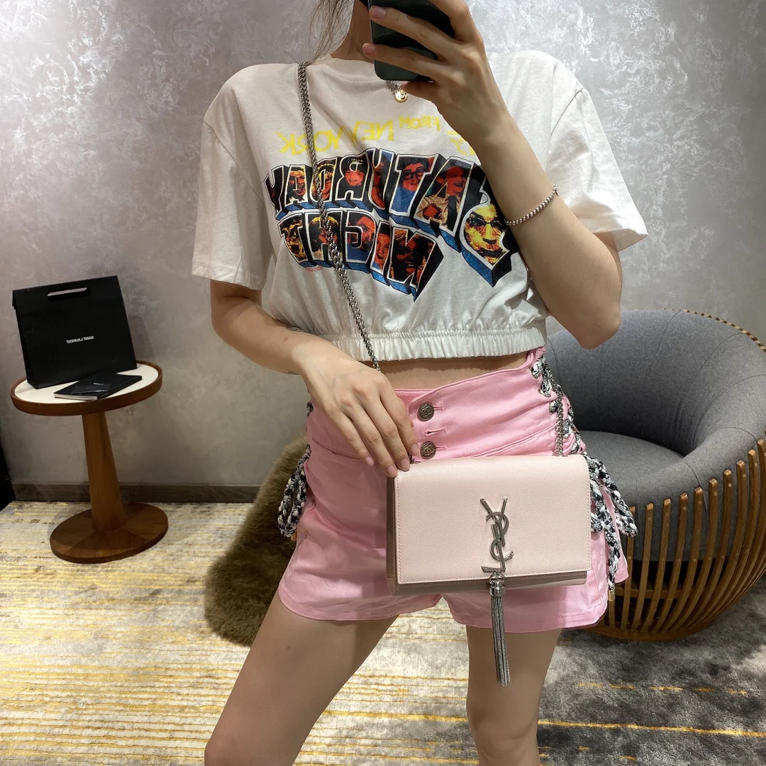 Сумка YSL Kate с цепочкой и кисточкой, 20 см — делюсь своим опытом ношения.