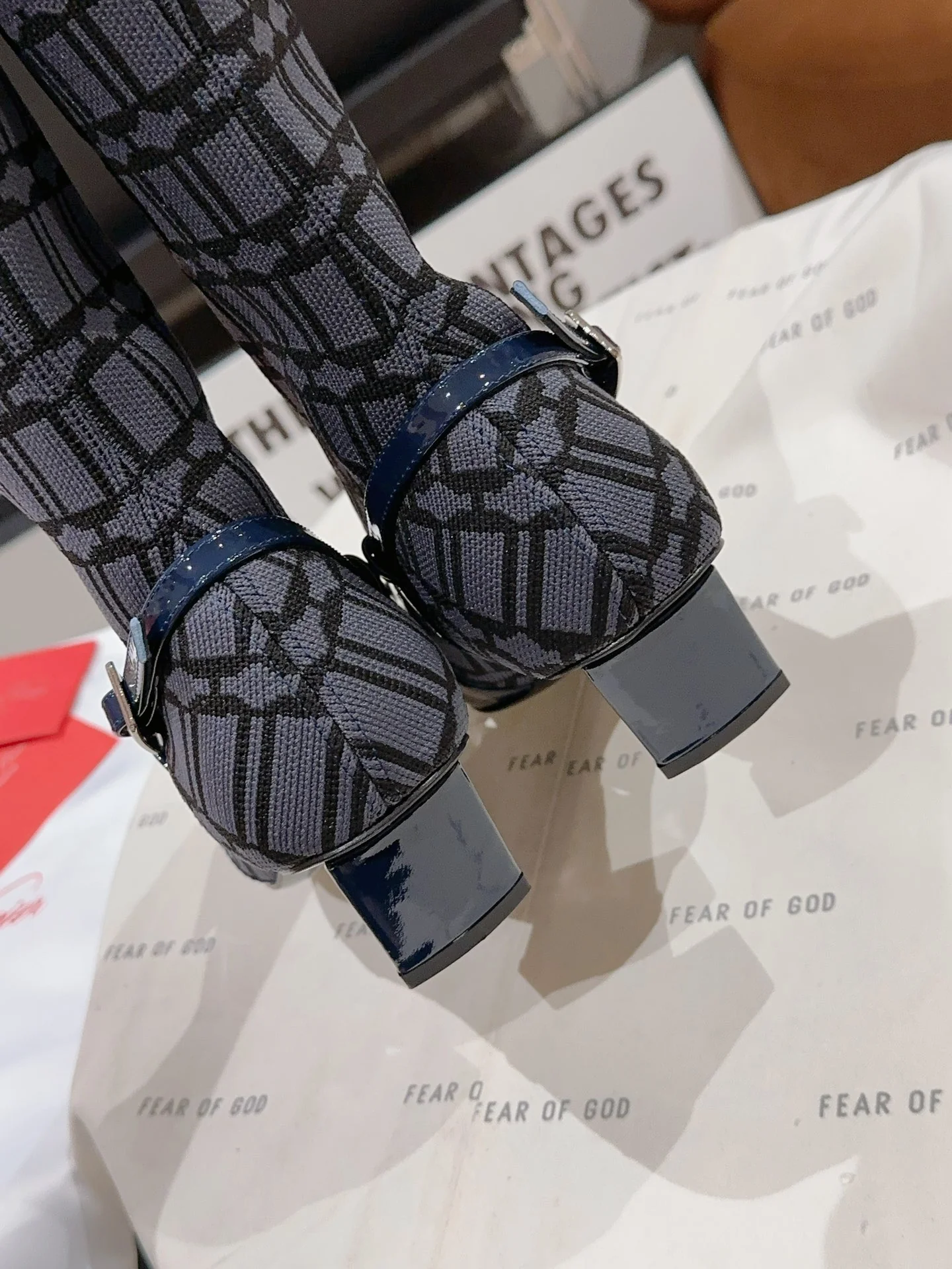 Обувь RV Shoes - Новинка сезона осень/зима 2023 - Ботинки-носки на резинке - 4-5 см