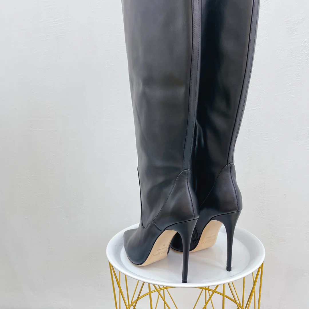 Новинка сезона осень/зима 2022 от Jimmy - Ботильоны на шпильке - Черные