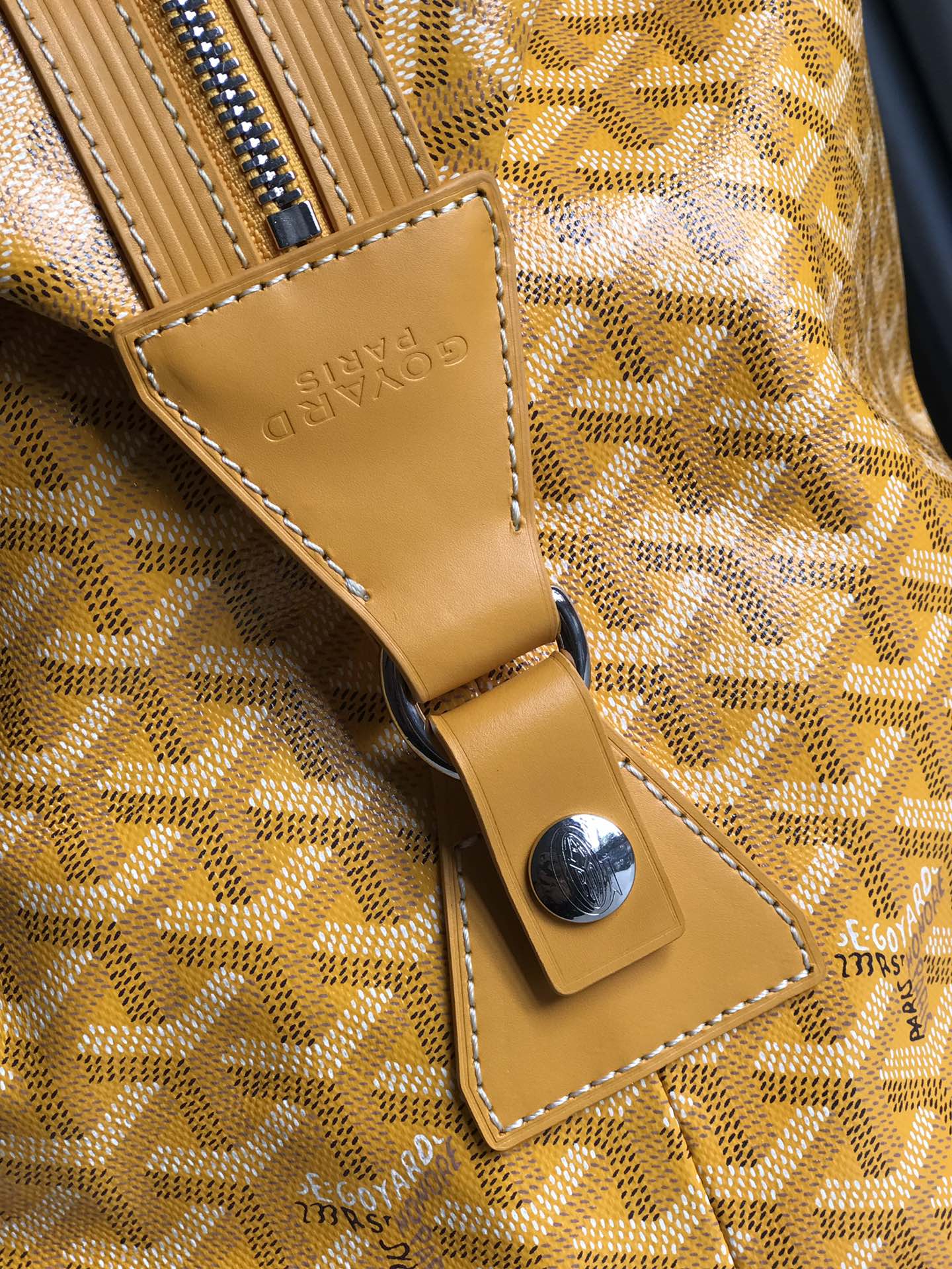 Дорожная сумка Goyard Boeing - желтая