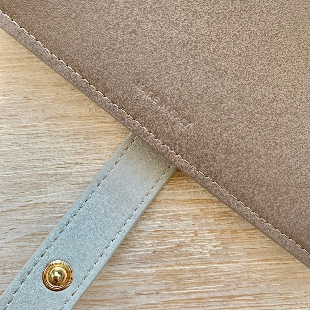 Кошелек Celine Strap из зернистой телячьей кожи - 8