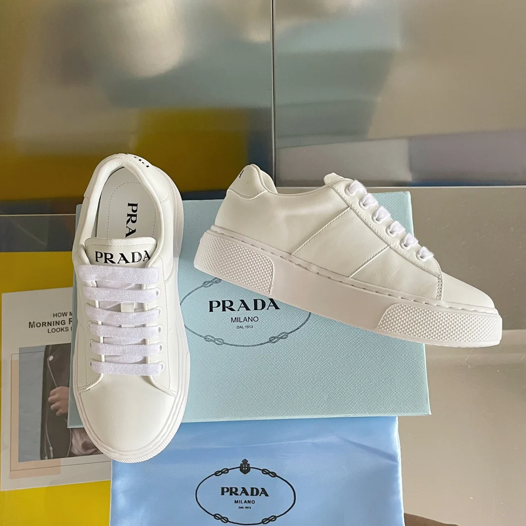 Новинка весны 2022 года от Prada - Повседневные туфли на платформе - 10