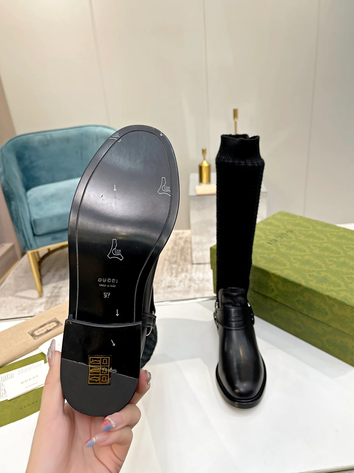 Gucci - Ботинки-носки