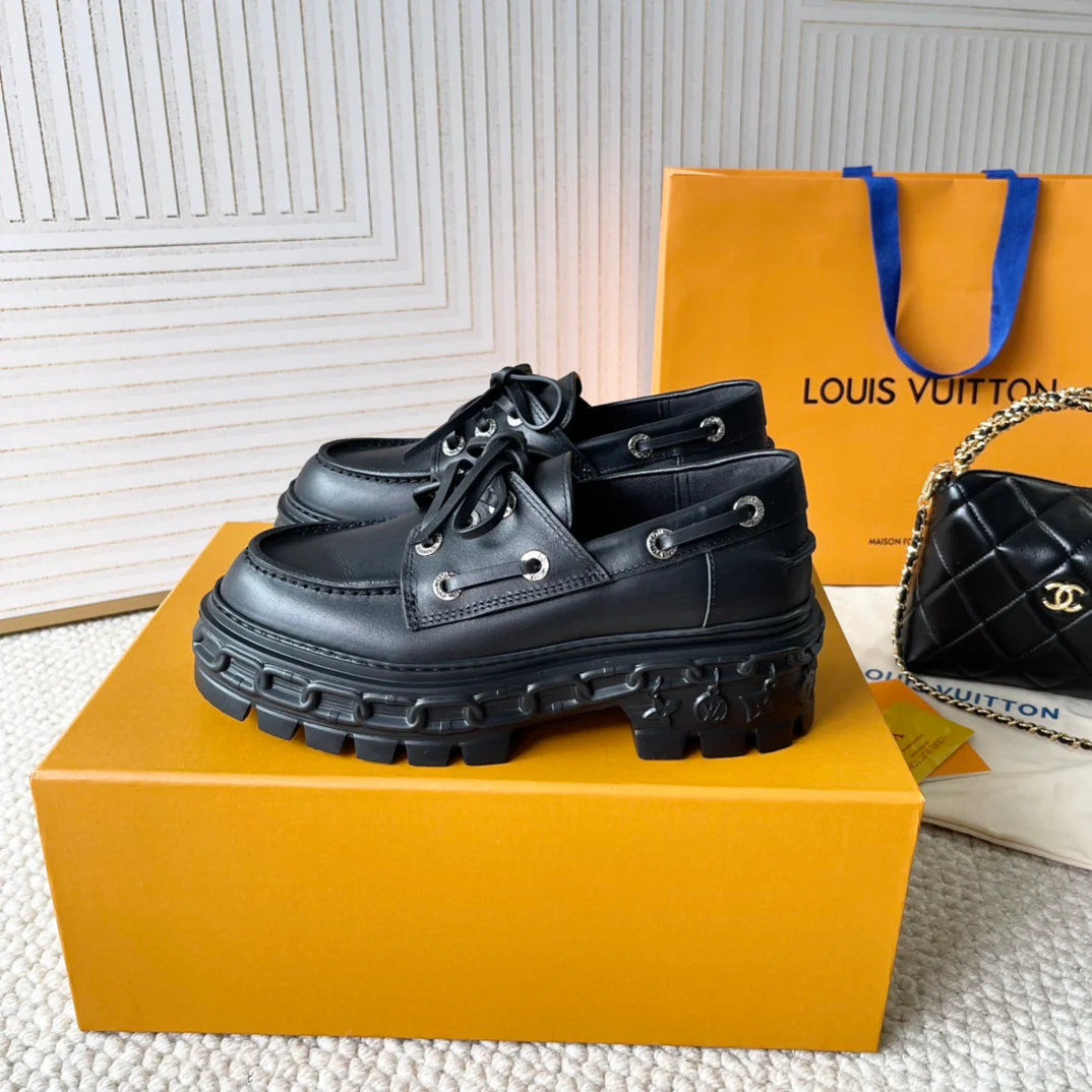 Лоферы LV 2024 - черные