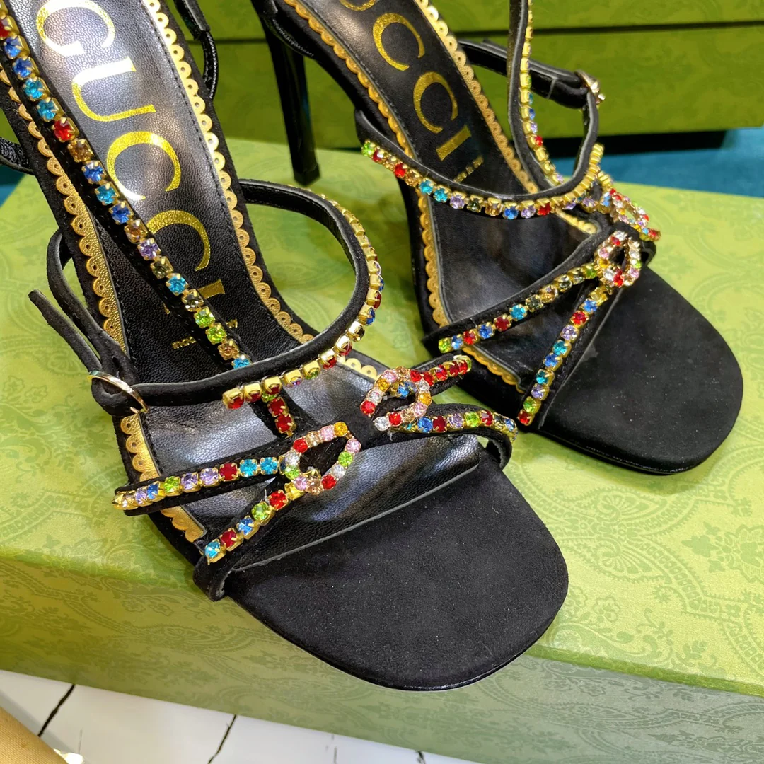 Босоножки на высоком каблуке Gucci - 1