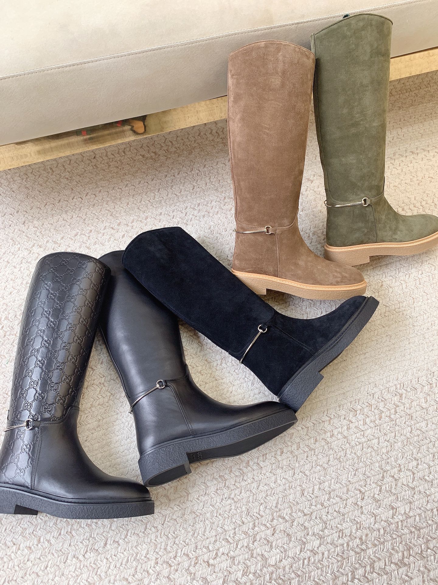 Сапоги Gucci Horse Stud 2024 — изображение из коллекции.